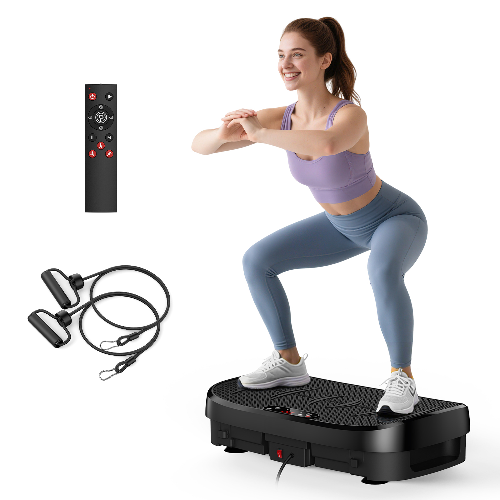 Home Gym Rig - Vibration Plate Fat Burning Fitness Platform