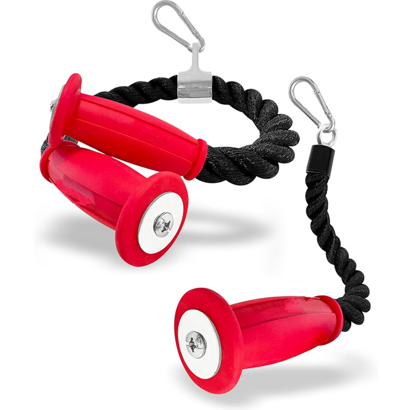Home Gym Hyrox - Ergonomic Tricep Ropes Non-Slip Cable Attachment