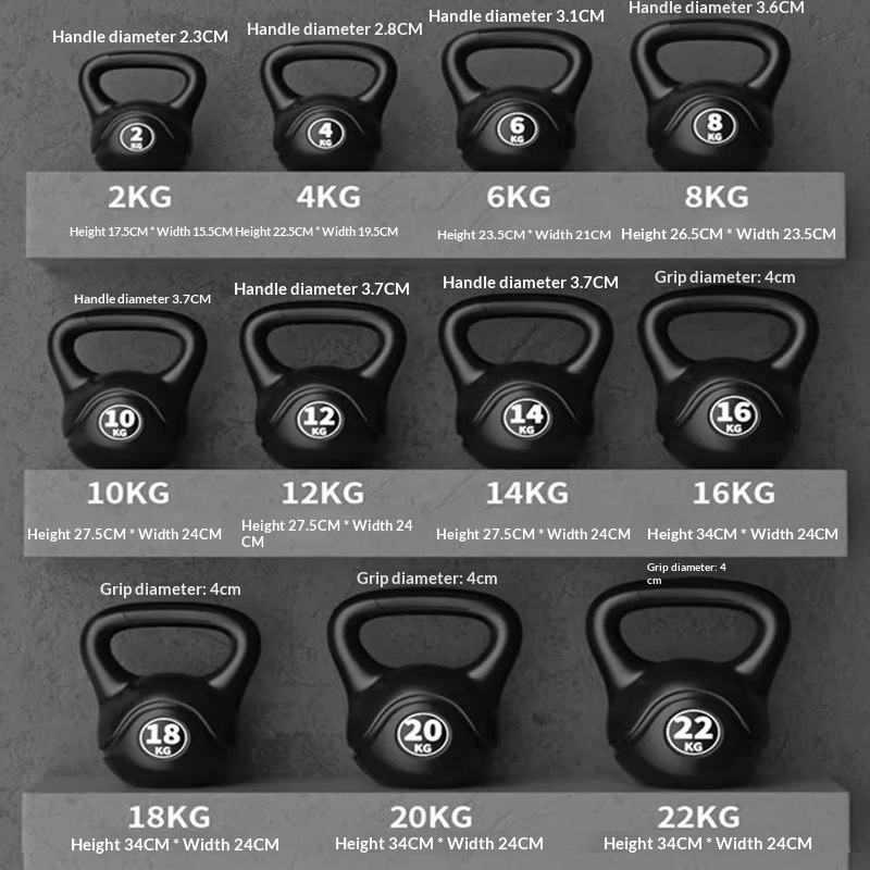 Home Gym Rig - 2026 Fitness Adjustable 8kg Kettlebell Ergonomic