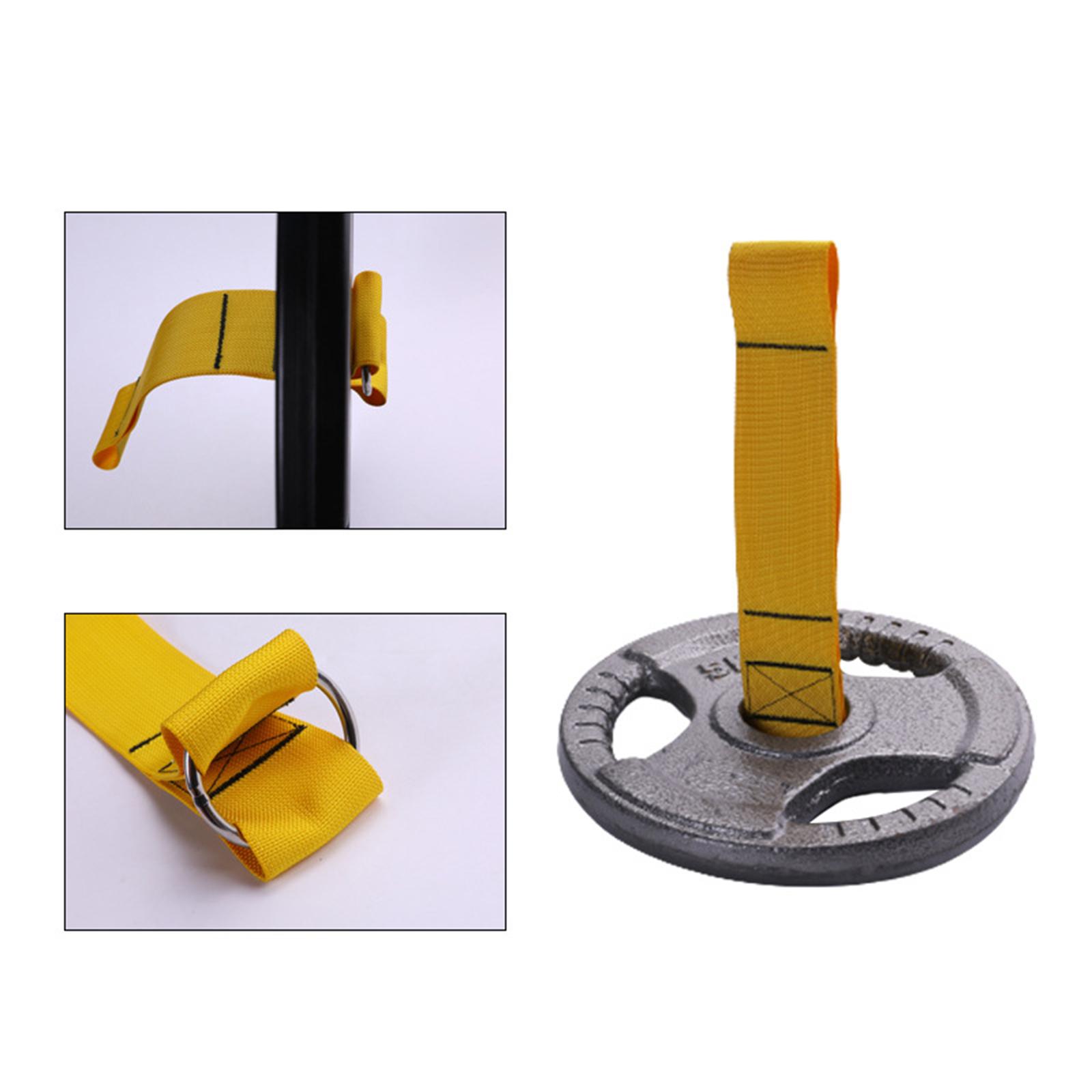 Home Gym Yellow - Strap Loading Pin Belt Yellow Heavy