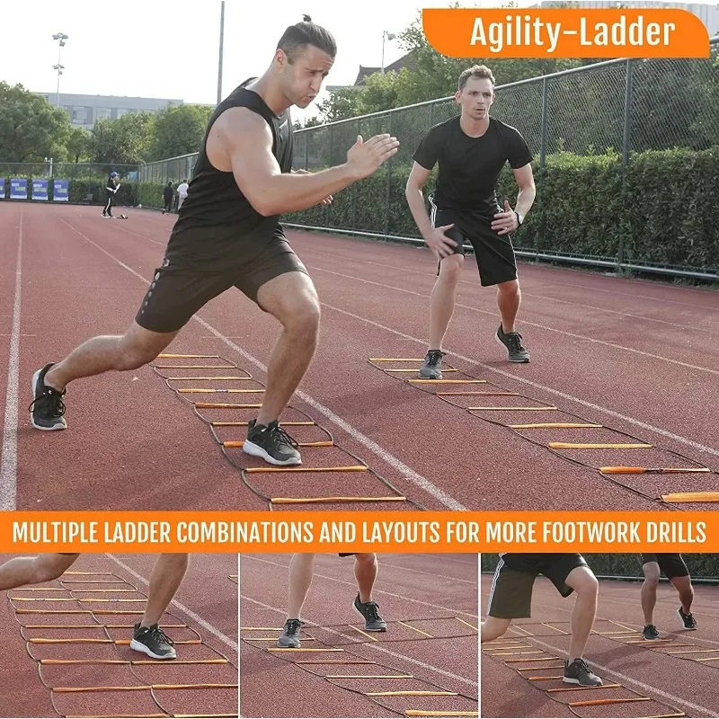 Dual-Purpose Soccer Training J - Agility Ladder Speed recension och pris