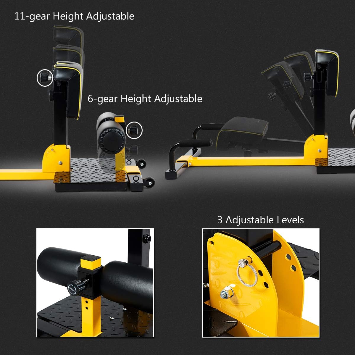 Home Gym Core Workout, PVC Mat - Home Gym Yellow recension och pris
