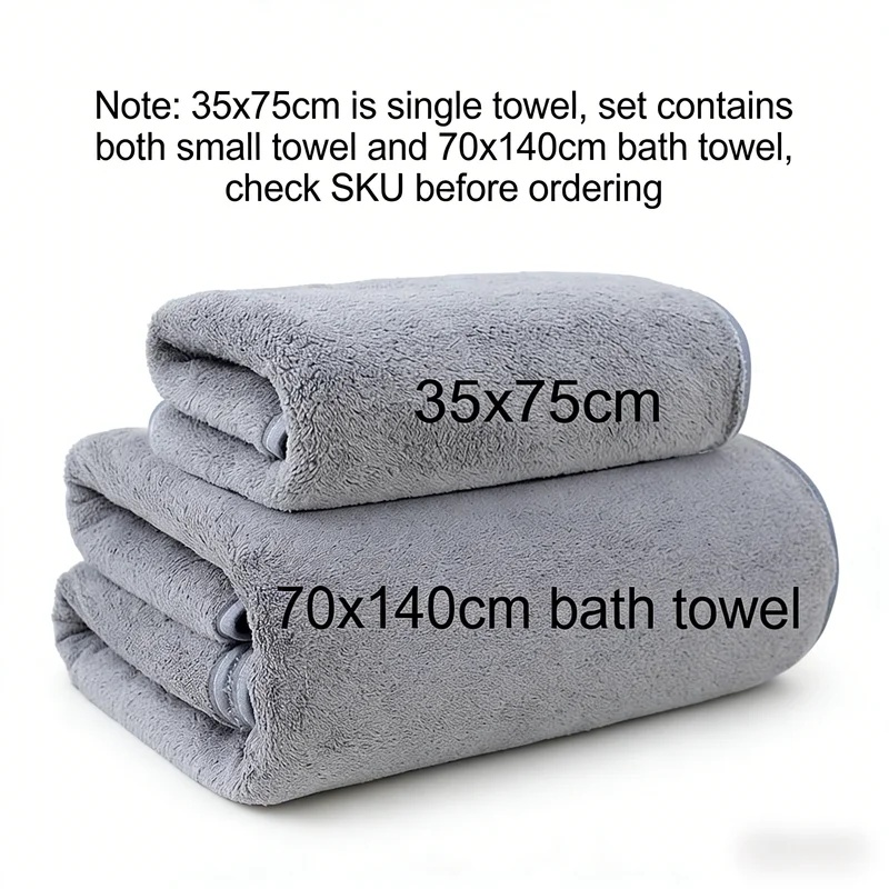 Coral Fleece Thickened Towel a - Home Gym Nala recension och pris