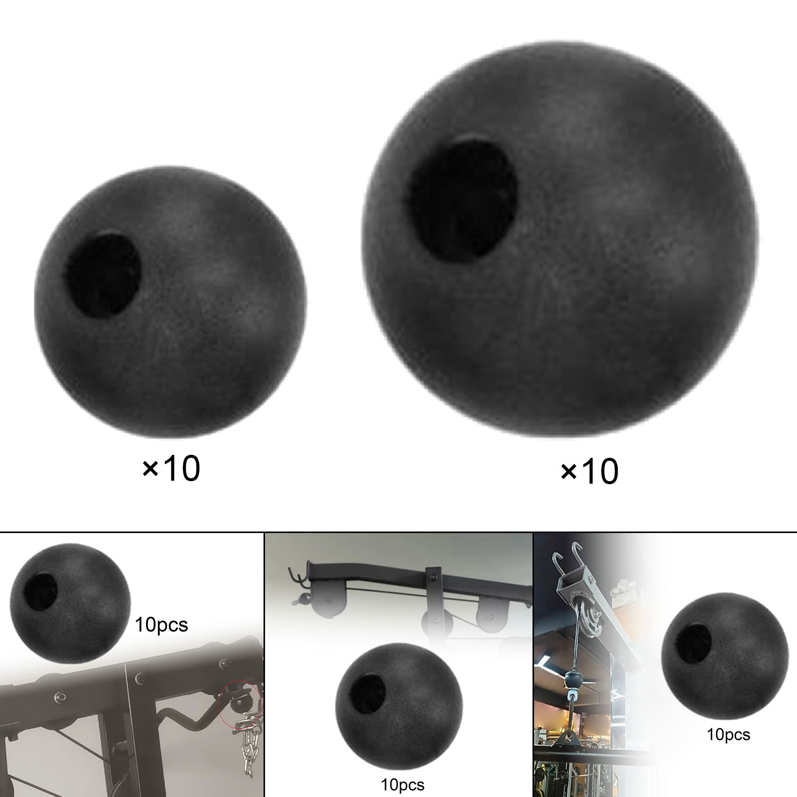 10x Fitness Pulley Cable Ball  - Home Gym Nala recension och pris