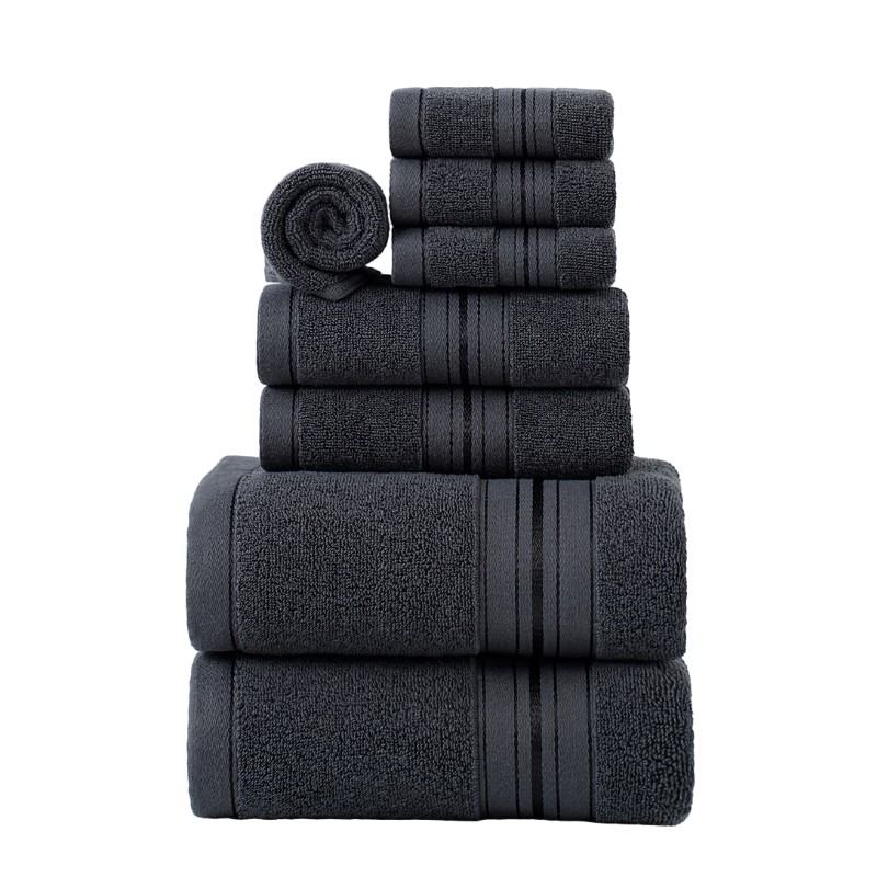 Cotton Bathroom Towels Set Mul - Home Gym Nala recension och pris