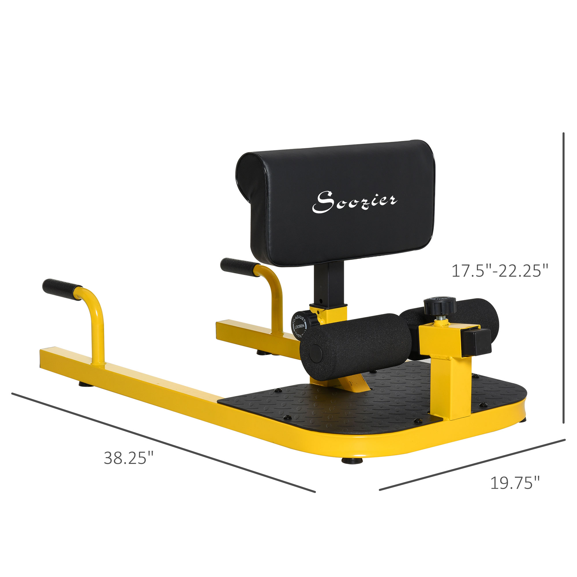 3-in-1 Padded Push Up Sit Up D - Home Gym Yellow recension och pris