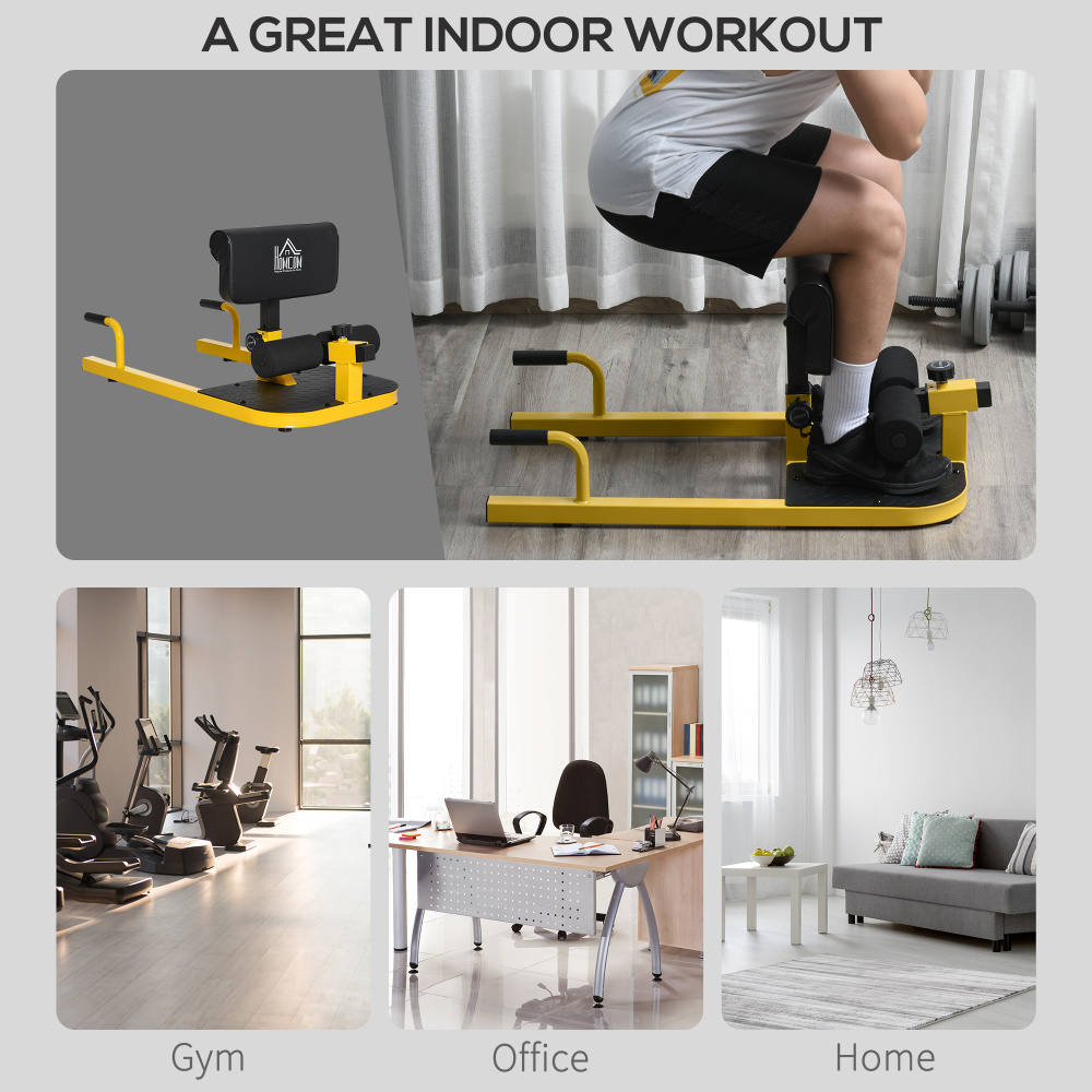 Ye Soozier 3-in-1 Padded Push  - Home Gym Yellow recension och pris