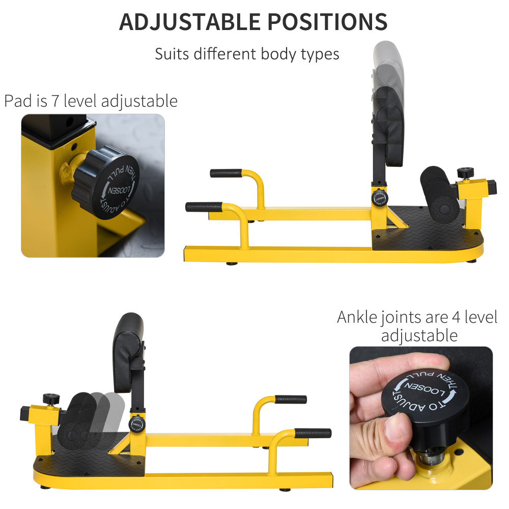 Ye Soozier 3-in-1 Padded Push  - Home Gym Yellow recension och pris