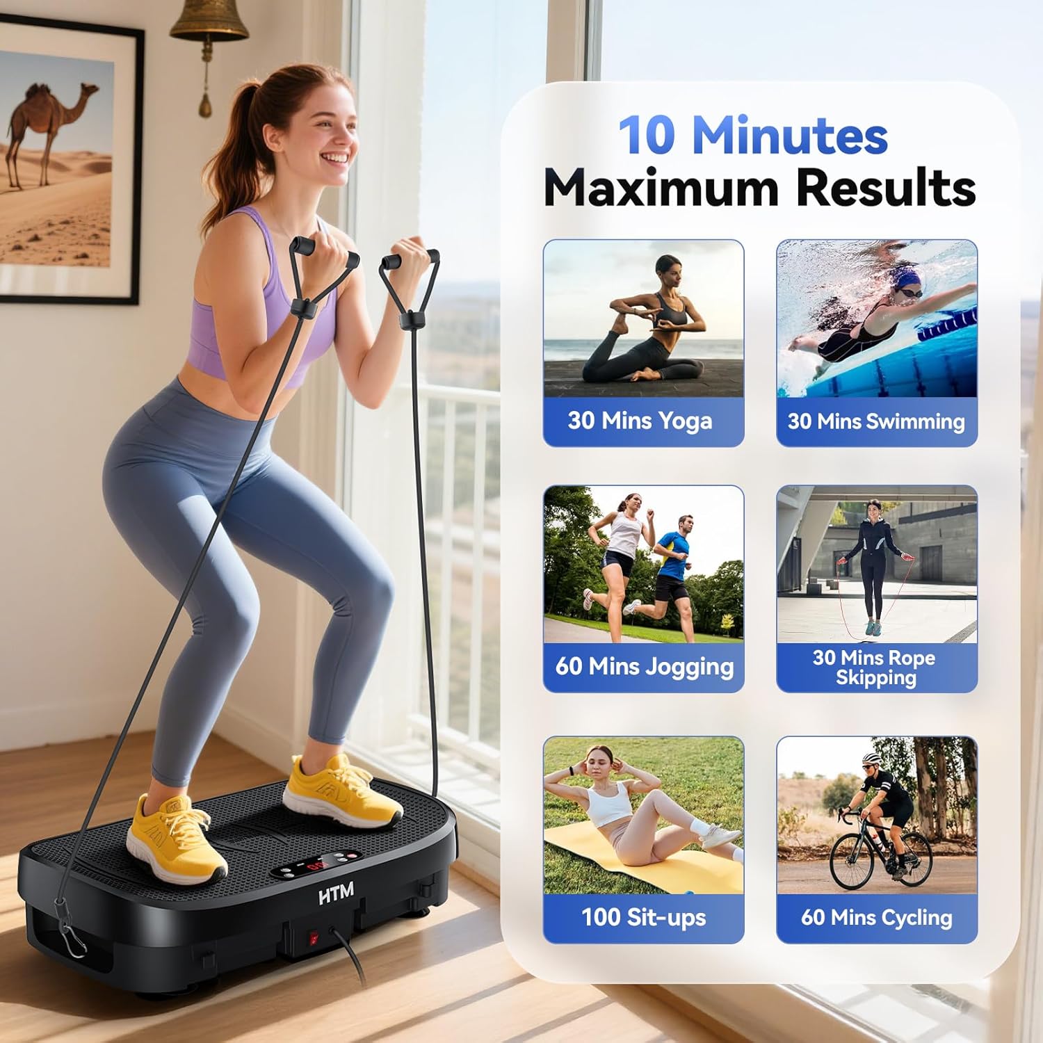 Vibration Plate Fat Burning Fi - Home Gym Rig recension och pris