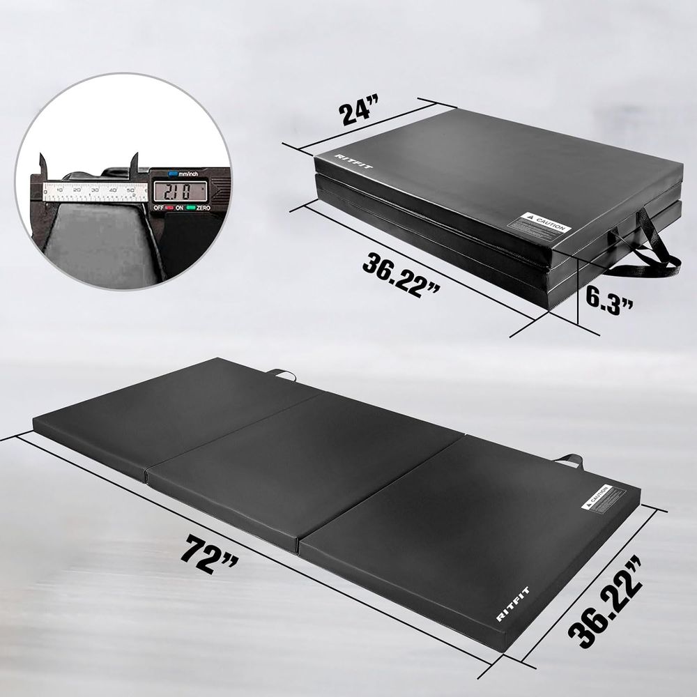 Enhanced 2 Thick Gymnastics Ma - Gymnastics Mat Thick recension och pris
