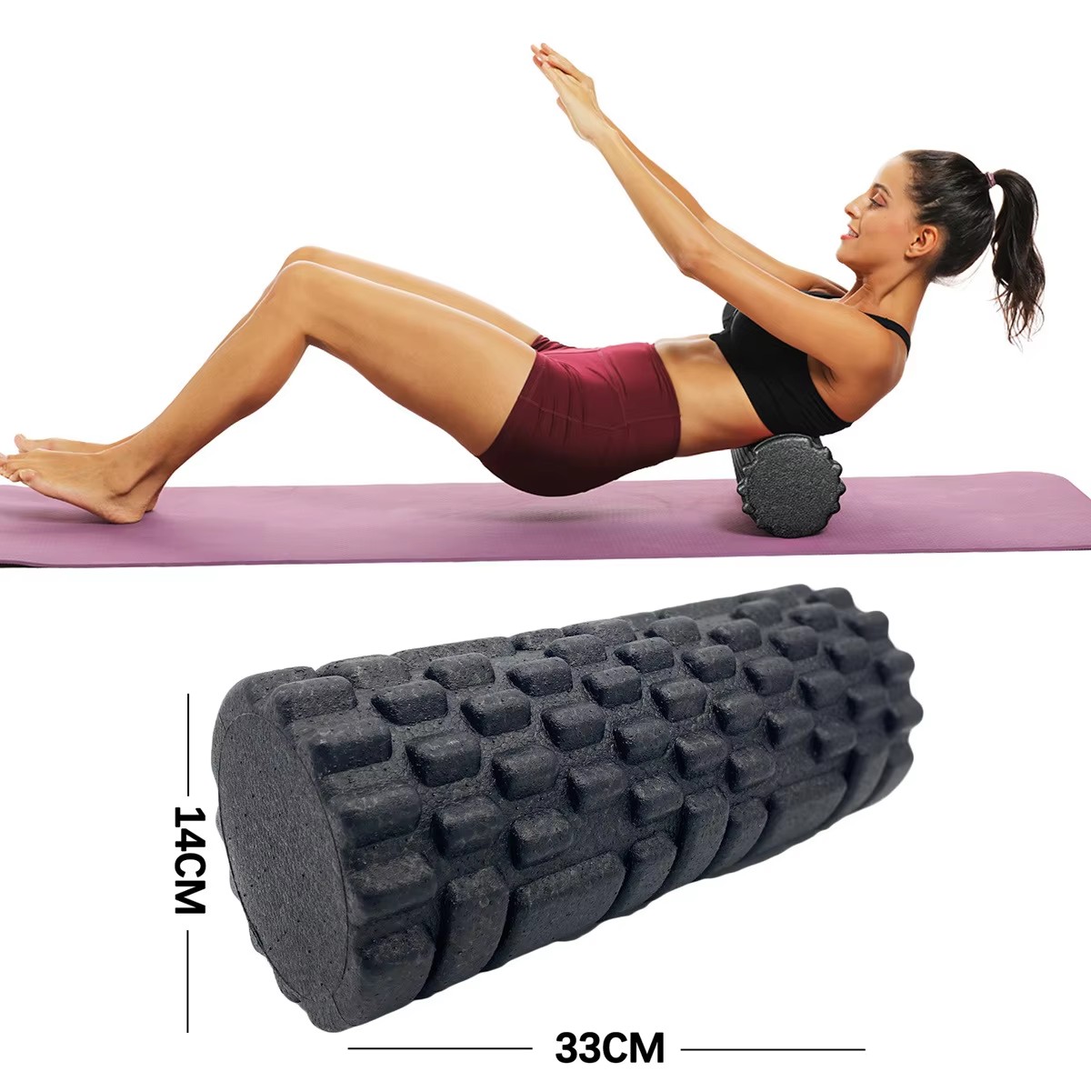 30/33cm Fitness Foam Roller Yo - Home Gym Pilates recension och pris