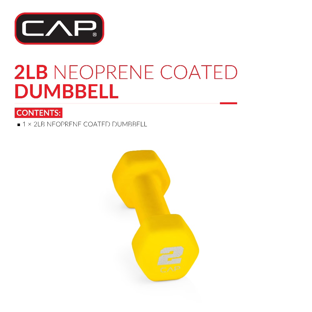 Neoprene Dumbbell 2lb Weight f - Home Gym Yellow recension och pris