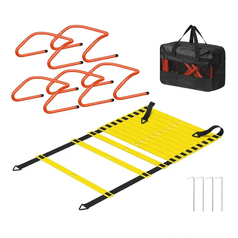 Adjustable Agility Hurdle Ladd - Agility Ladder Speed recension och pris