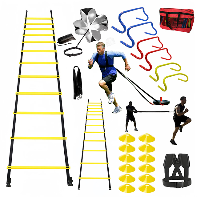 15 Feet Agility Training Set w - Agility Ladder Speed recension och pris