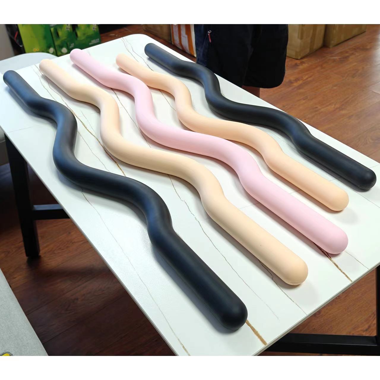 XMWL    Gym Yoga  Colorful Sil - Barbell Curl Bar recension och pris