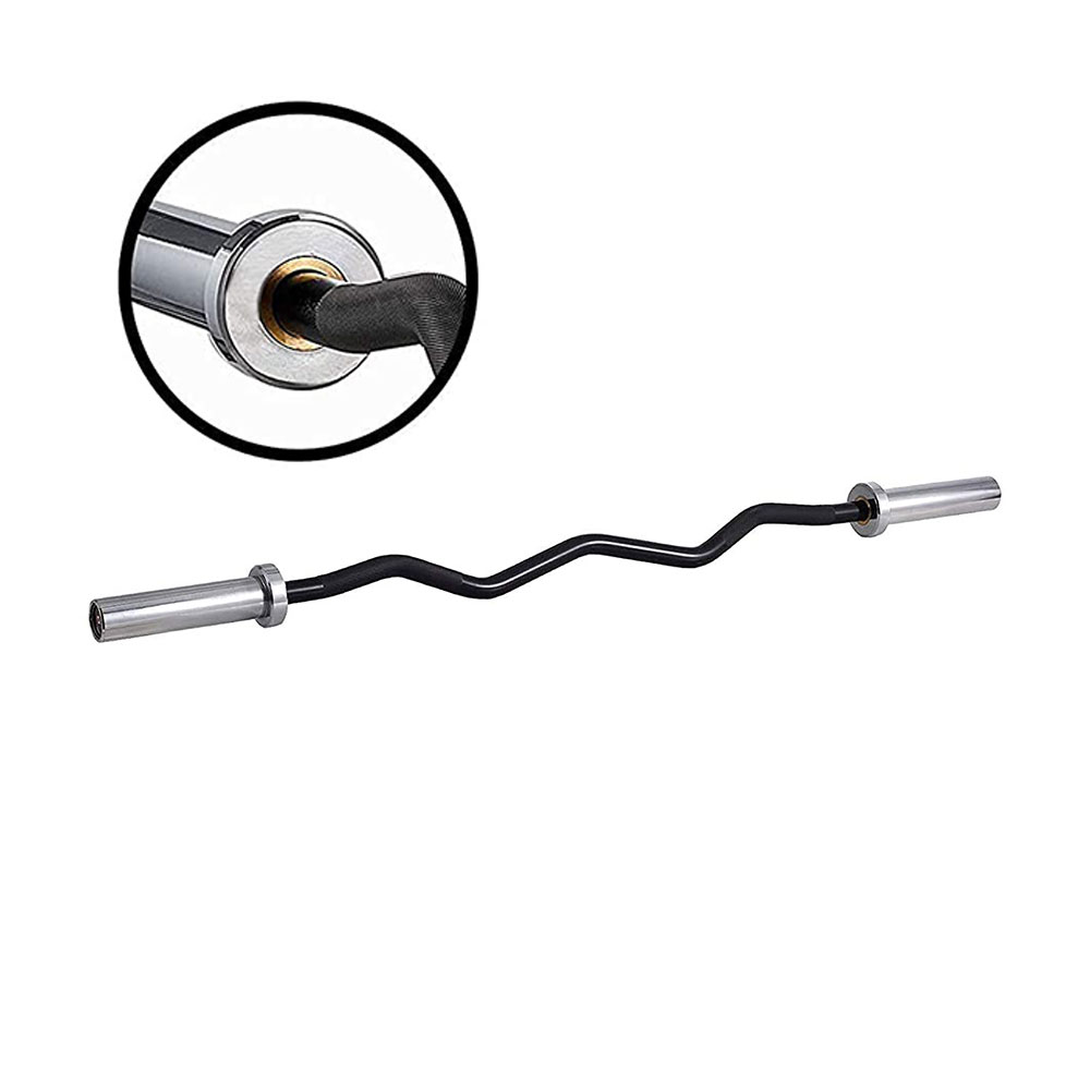Seamless Curl Barbell Bar with - Barbell Curl Bar recension och pris