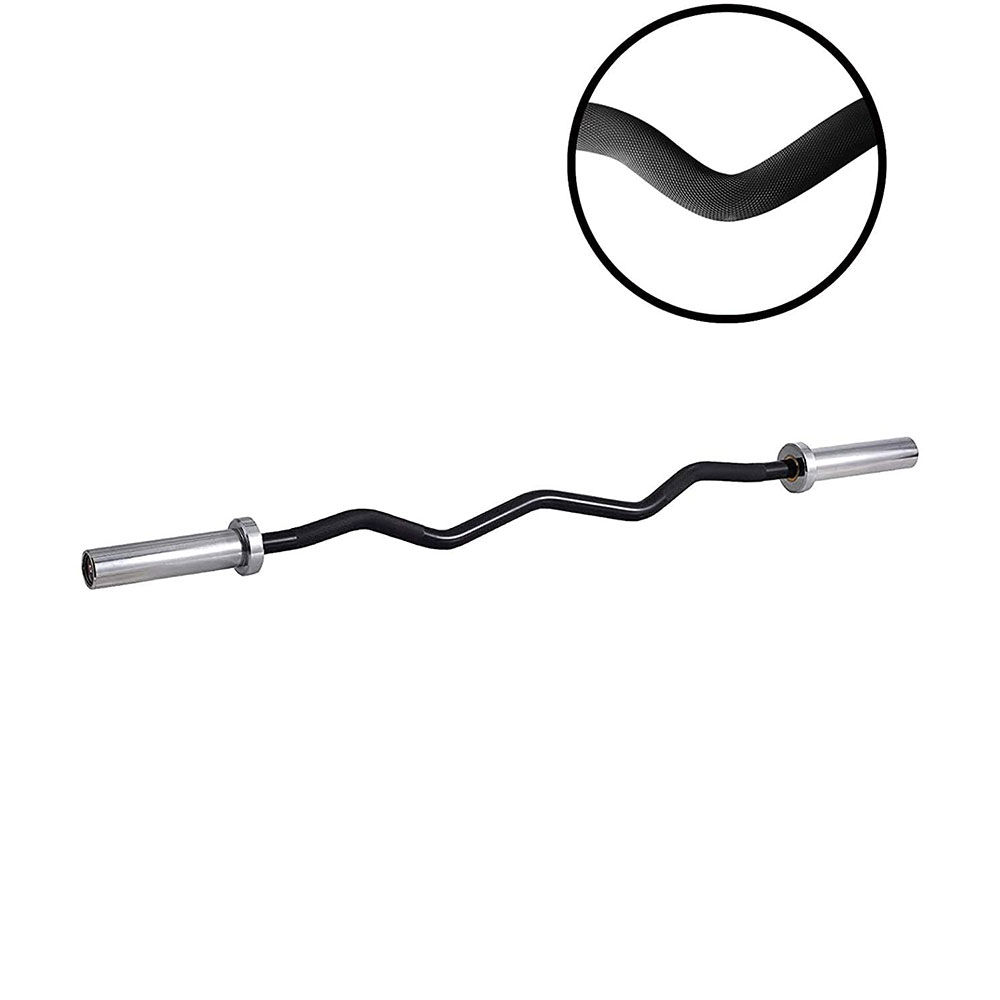 Seamless Curl Barbell Bar with - Barbell Curl Bar recension och pris