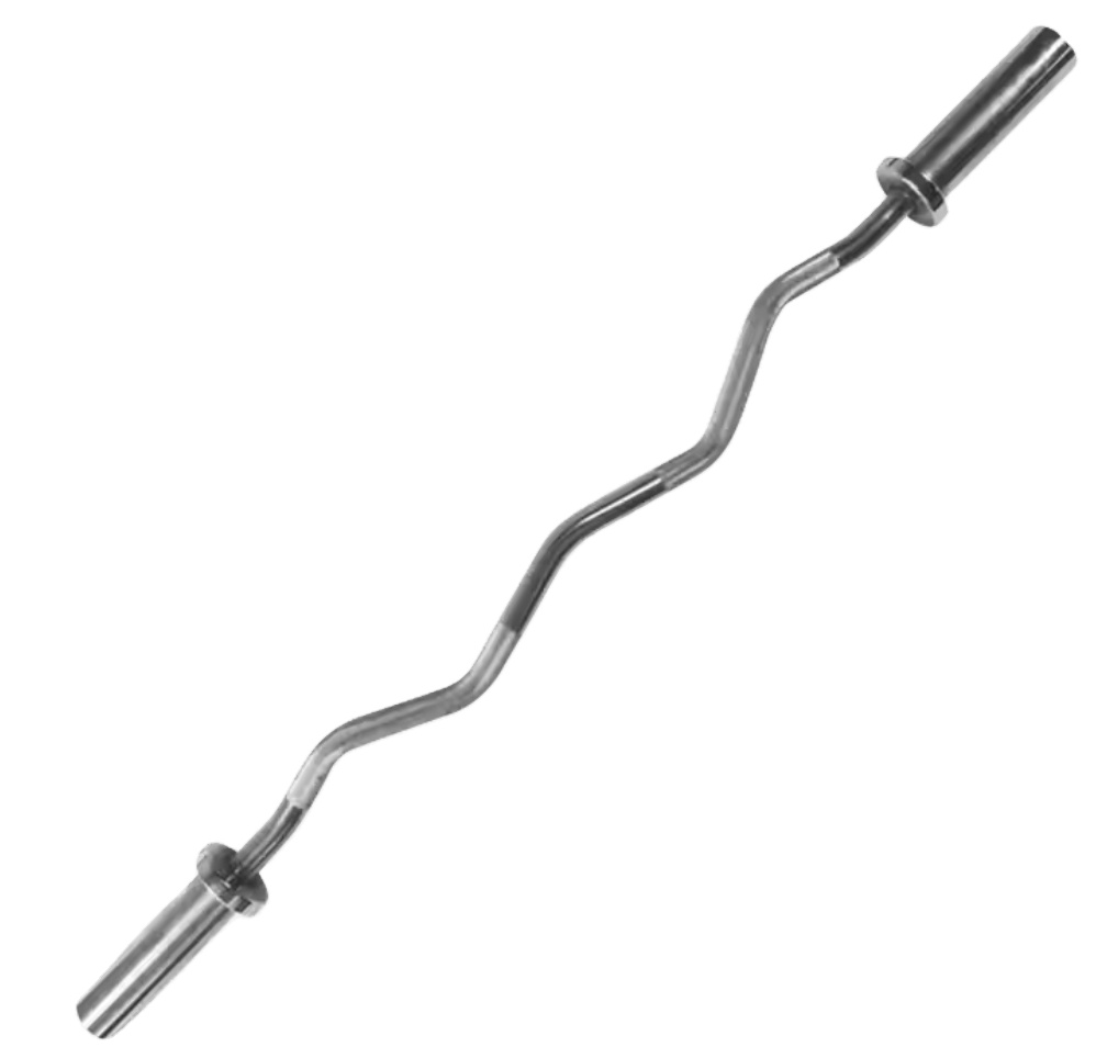 Professional Quality Hard Chro - Barbell Curl Bar recension och pris