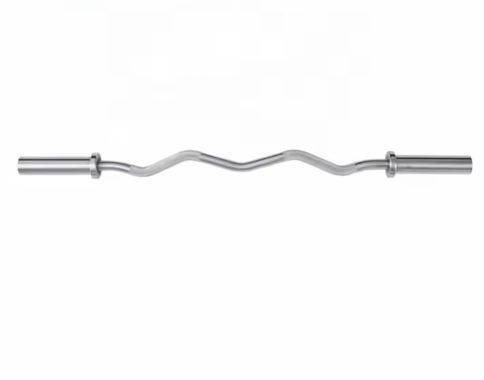 Professional Quality Hard Chro - Barbell Curl Bar recension och pris