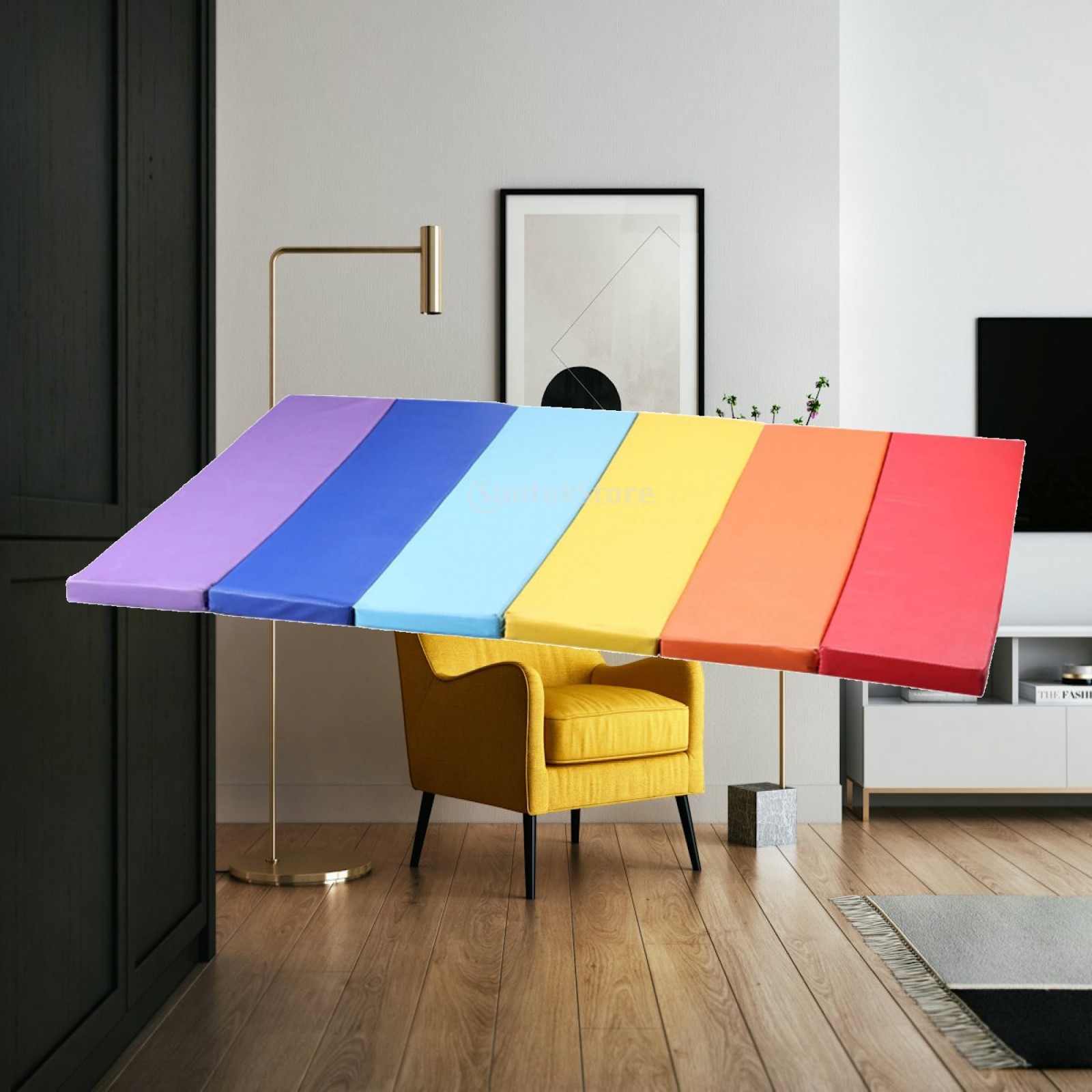 Foldable Gymnastics Mat with H - Gymnastics Mat Thick recension och pris