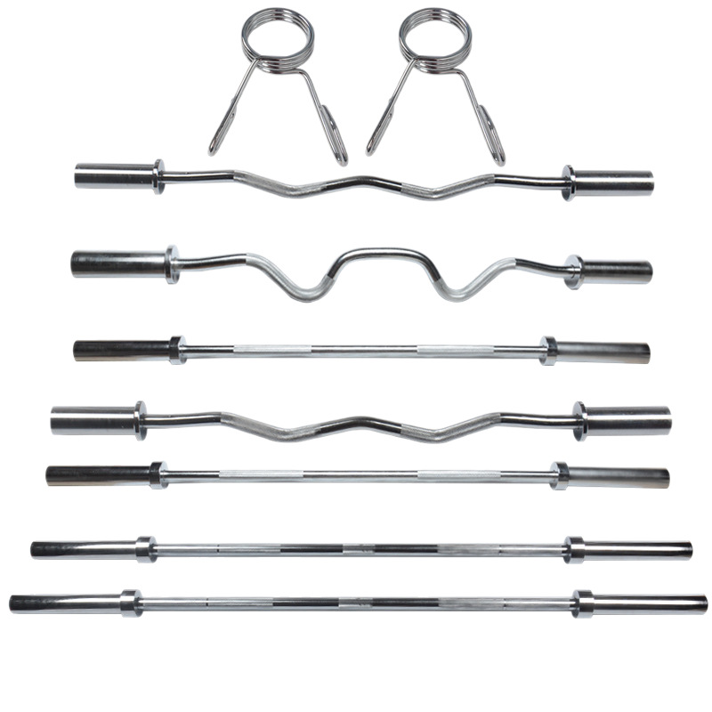 1.2m Curl Bar Steel Exercise B - Barbell Curl Bar recension och pris