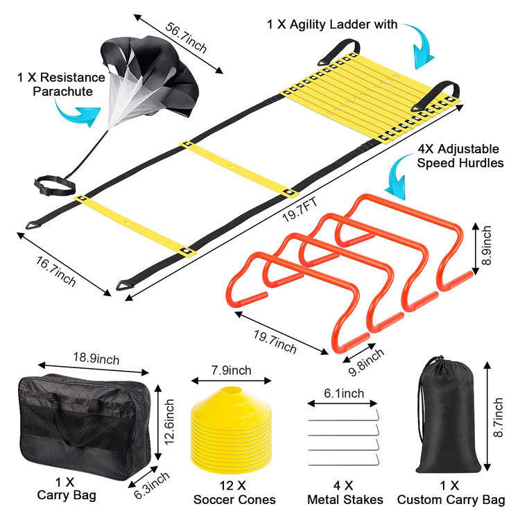 High Quality Football Speed Ag - Agility Ladder Speed recension och pris