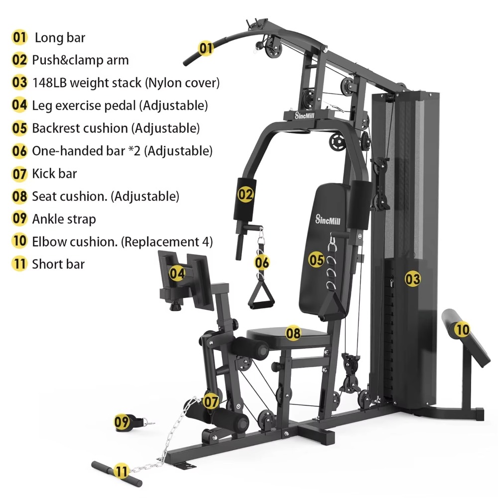 148LB Multifunctional Home Gym - Home Gym Nala recension och pris