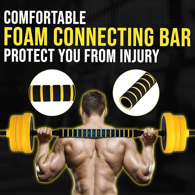 Adjustable Weights Set for Hom - Home Gym Yellow recension och pris
