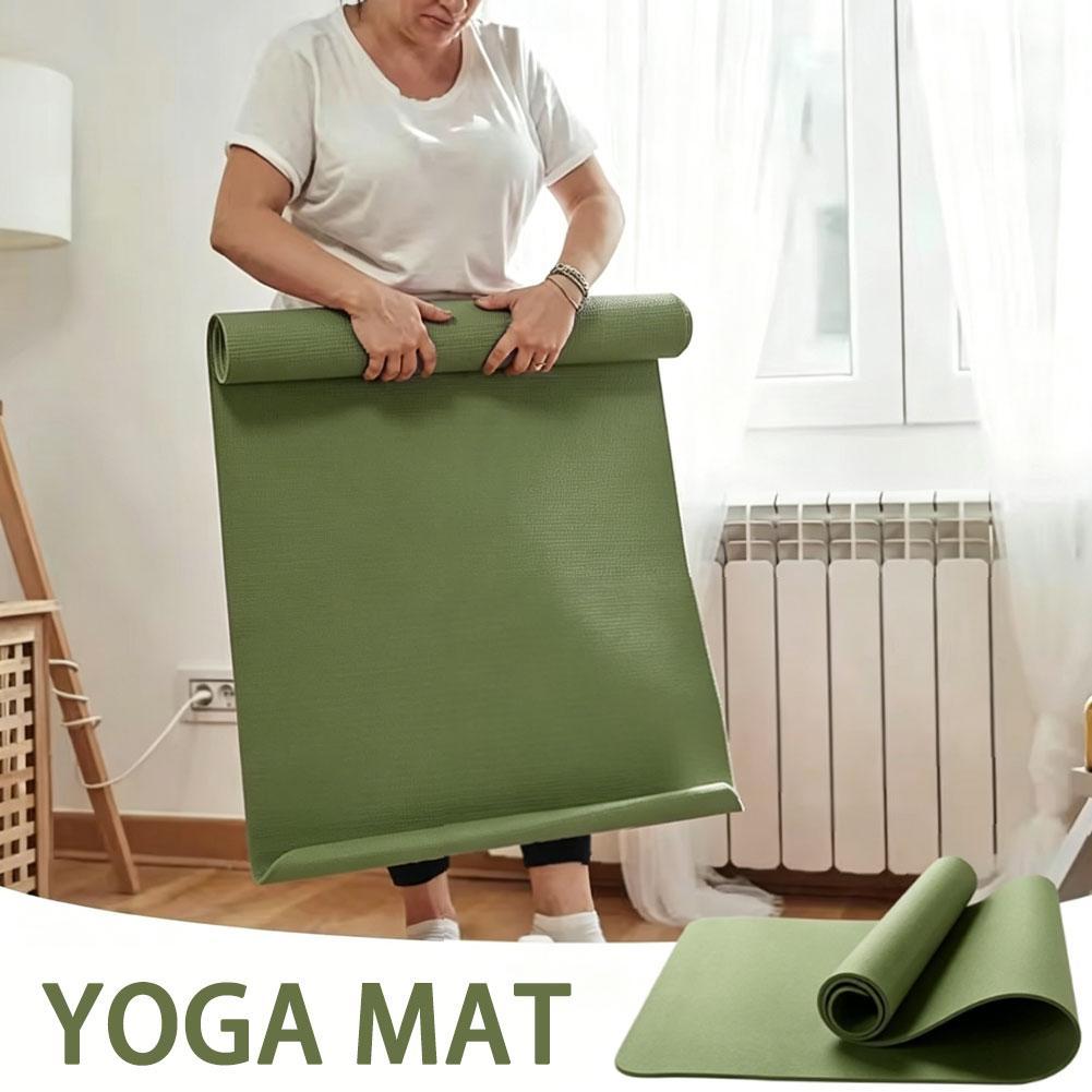 1/2Pcs Thick Yoga Mat Anti-ski - Gymnastics Mat Thick recension och pris