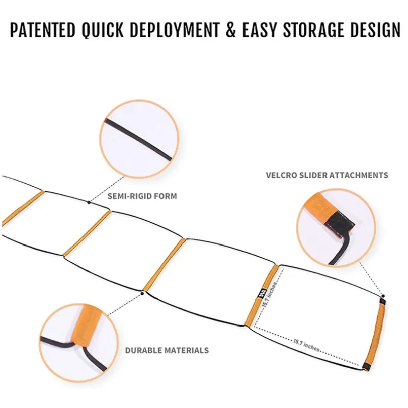 Dual-Purpose Soccer Training J - Agility Ladder Speed recension och pris