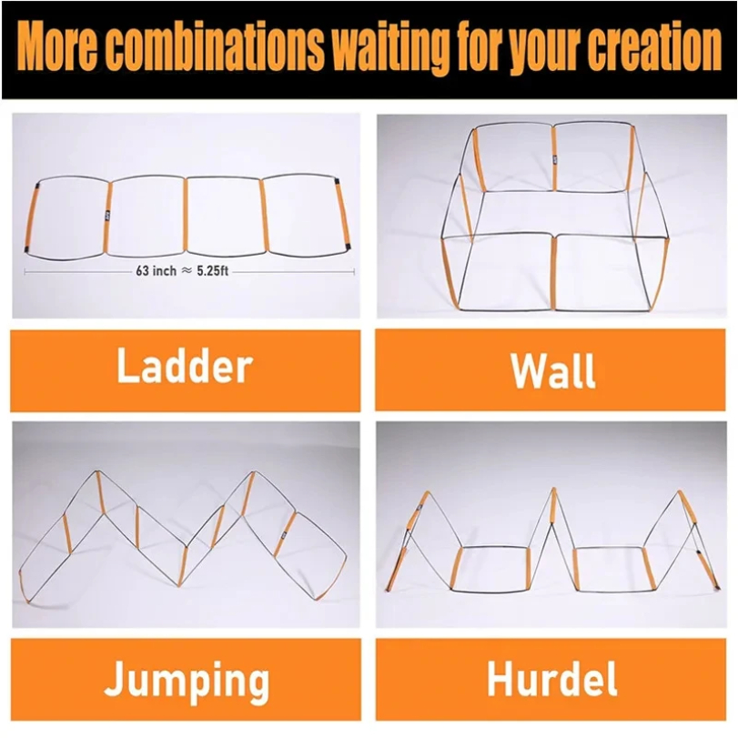Dual-Purpose Soccer Training J - Agility Ladder Speed recension och pris