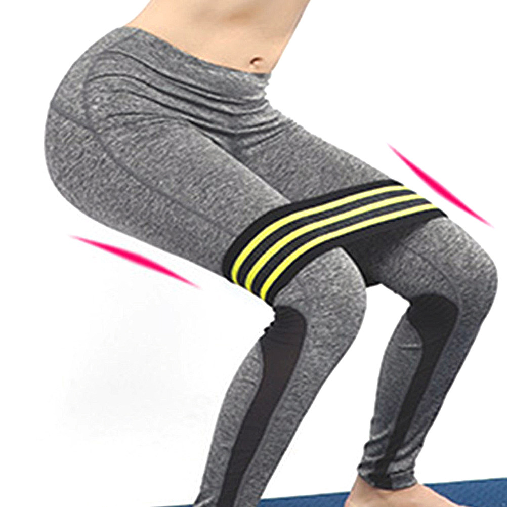 Elastic Resistance Hip Band Si - Home Gym Yellow recension och pris
