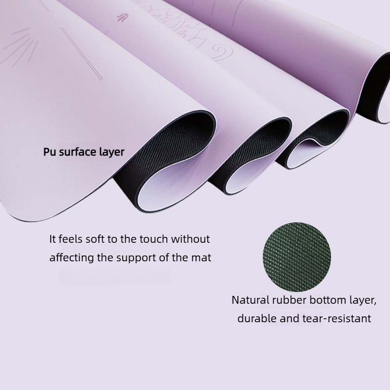 Lezyan PU Natural Rubber Yoga  - Gymnastics Mat Thick recension och pris