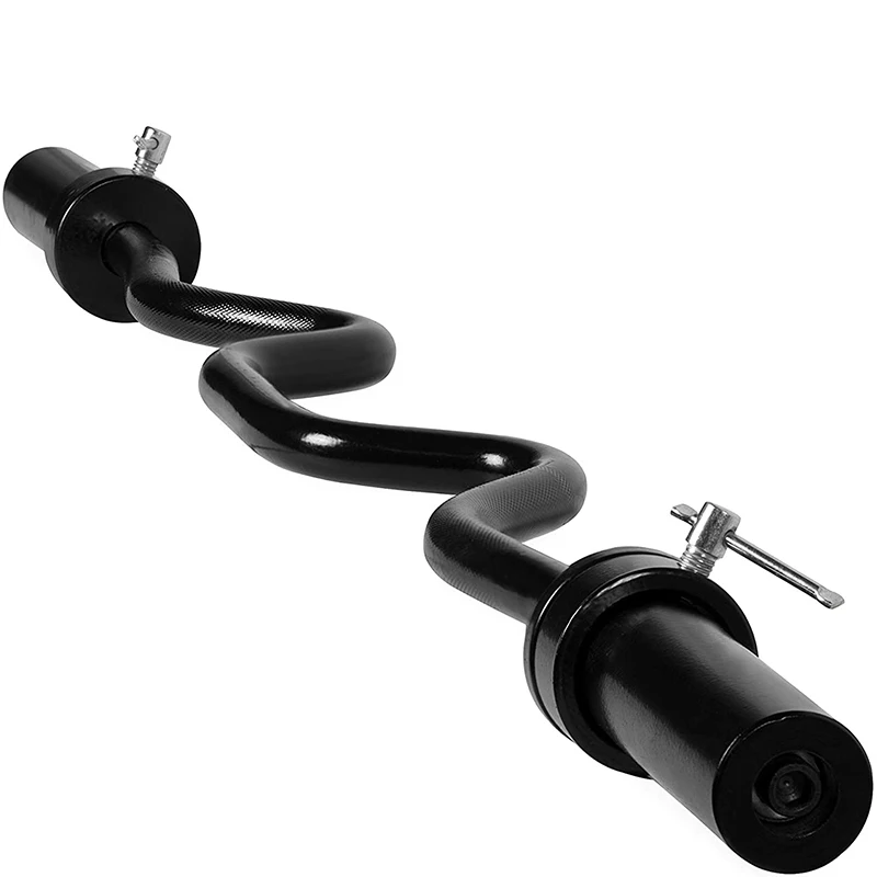 New Product Fitness Steel Curv - Barbell Curl Bar recension och pris