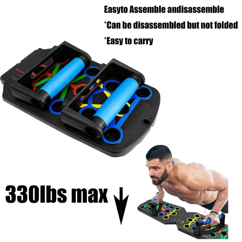 Foldable Push Up Board with Re - Home Gym Rig recension och pris